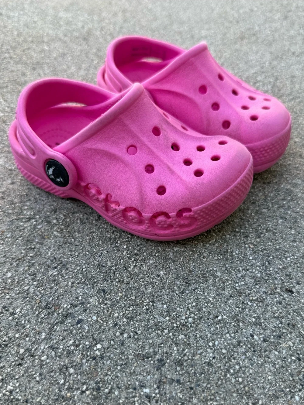 CROCS Kids Baya Clogs size 6 pink summer camp pool beach camping